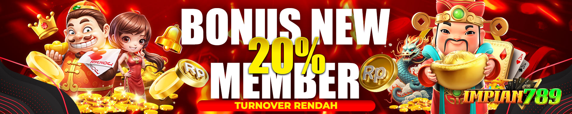 BONUS NEW MEMBER PALING BESAR DI SLOT IMPIAN 789