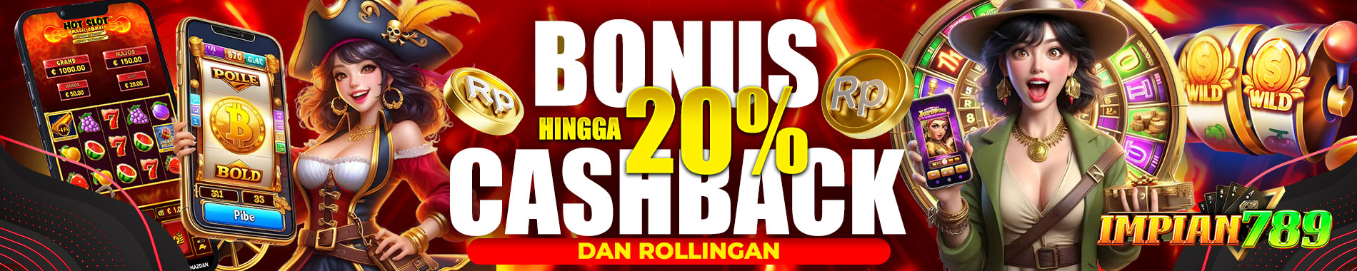 BONUS CASHBACK DI IMPIAN789 SLOT