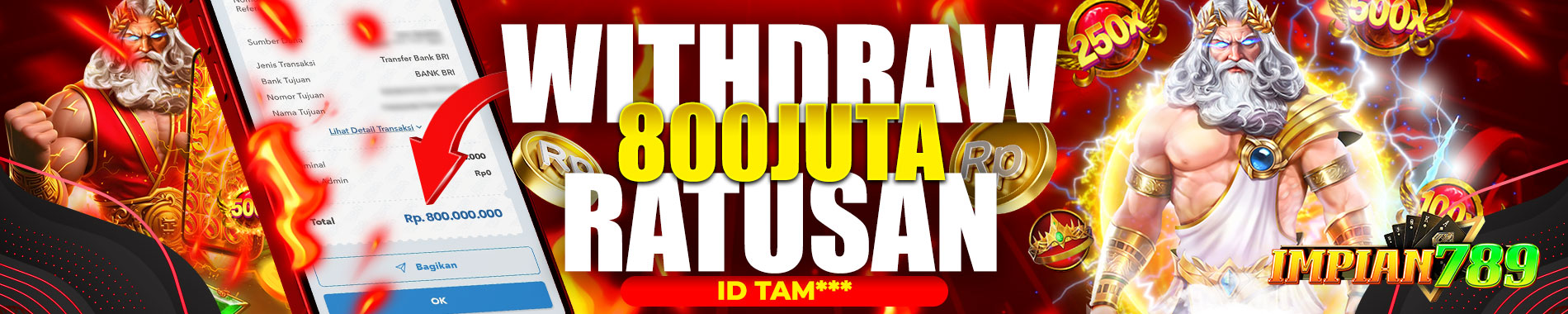 MENANG HINGA RATURAN JUTA DI IMPIAN789 SLOT